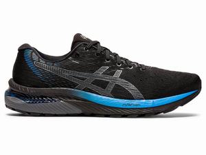 Asics GEL-CUMULUS 22 Men's Running Shoes Black / Blue | UCA215764