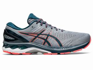 Asics GEL-KAYANO 27 (4E) Men's Running Shoes Blue | GZL893714