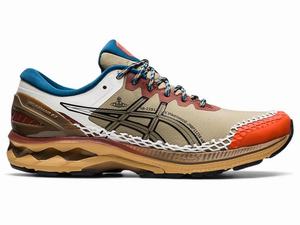 Asics GEL-KAYANO 27 DE Men's Sneakers Green / Brown | ORP480326
