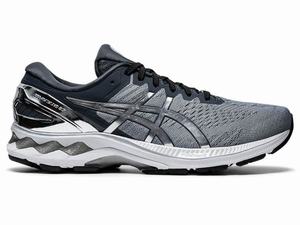 Asics GEL-KAYANO 27 PLATINUM Men's Running Shoes Silver | TIK068591