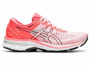 Asics GEL-KAYANO 27 TOKYO Women's Running Shoes White / Orange / Red | UDN632509