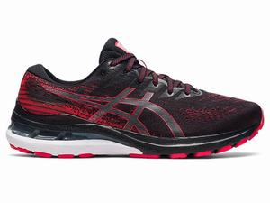 Asics GEL-KAYANO 28 (4E) Men's Running Shoes Black / Red | HMU296713