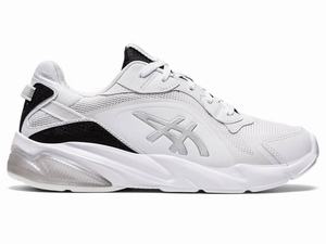Asics GEL-MIQRUM Women's Sneakers White / Silver | TEL092354
