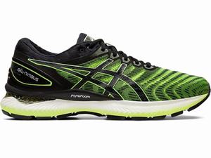 Asics GEL-NIMBUS 22 Men's Running Shoes Black / Yellow | TYK597134