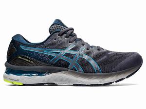 Asics GEL-NIMBUS 23 (4E) Men's Running Shoes Grey / Black | FMT946813