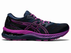 Asics GEL-NIMBUS 23 LITE-SHOW Women's Running Shoes Blue | KXH162953