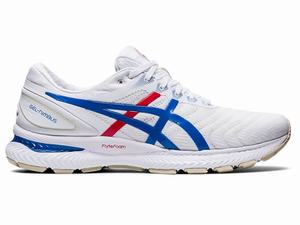 Asics GEL-Nimbus 22 Retro Tokyo Men's Running Shoes White / Blue | GBU163054