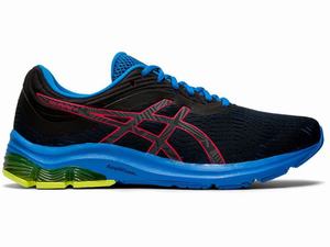 Asics GEL-PULSE 11 LITE-SHOW Men's Running Shoes Black / Pink | SVF795206