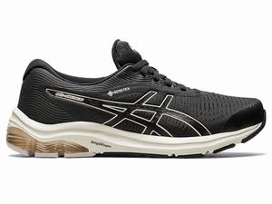 Asics GEL-PULSE 12 G-TX Women's Running Shoes Deep Grey | UZP809275