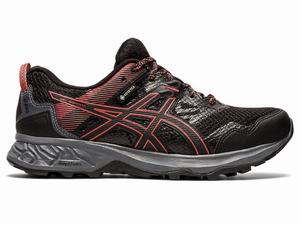 Asics GEL-SONOMA 5 G-TX Women's Trail Running Shoes Black / Rose | HYC305149
