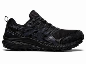 Asics GEL-TRABUCO 9 G-TX Men's Trail Running Shoes Black / Grey | TXE305621