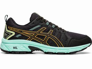 Asics GEL-VENTURE 7 Women's Trail Running Shoes Black / Orange | JRN836250