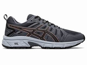 Asics GEL-VENTURE 7 Women's Trail Running Shoes Deep Grey / Rose / Grey / Gold | LVY734908