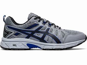 Asics GEL-Venture 7 MX (4E) Men's Trail Running Shoes Blue | ZIV025379