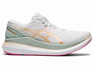 Asics GLIDERIDE 2 Women's Running Shoes White | QOZ104269