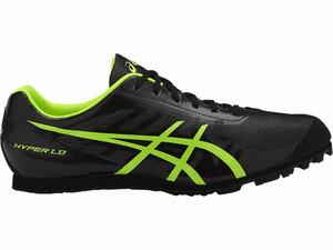 Asics Hyper LD 5 Men's Track & Field Shoes Black / Yellow | OZW735164
