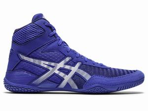 Asics MATCONTROL 2 Men's Wrestling Shoes White / Blue / Brown | SFB065324