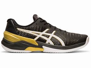 Asics SKY ELITE FF Men's Volleyball Shoes Black / White | CKJ306274