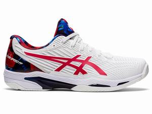 Asics SOLUTION SPEED FF 2 L.E. Men's Tennis Shoes White / Red | IWC074829